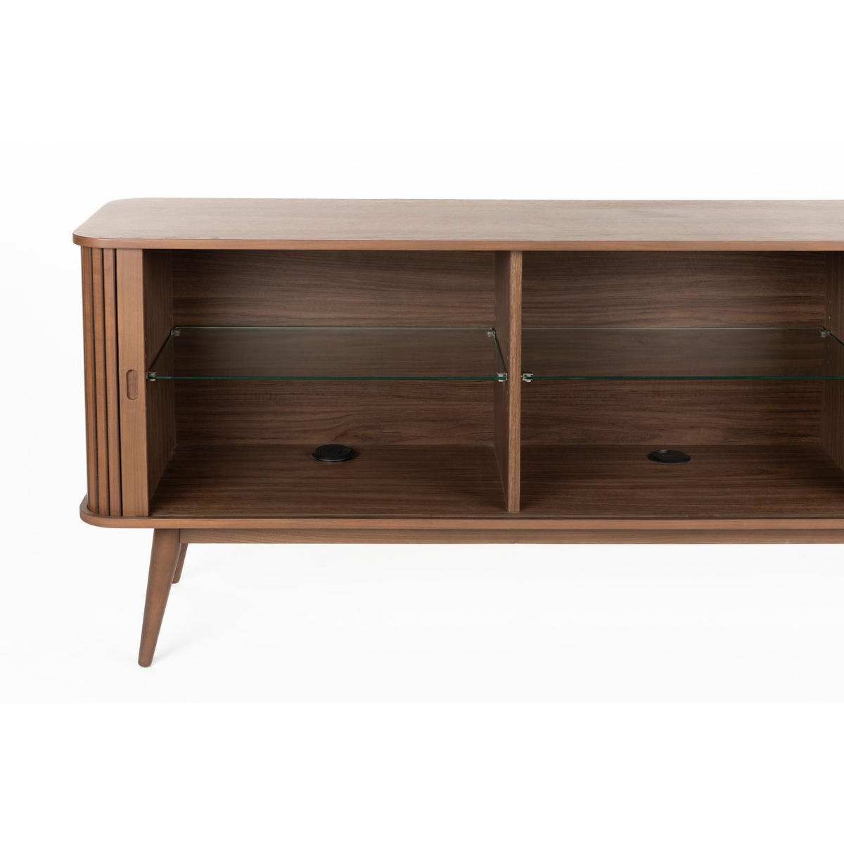SIDEBOARD Barbier 180 Walnuss Braun - Braun, Holzwerkstoff (180/74.6/40cm) - Zuiver