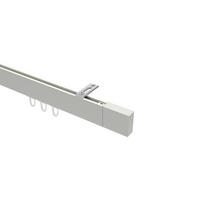 INNENLAUF-GARDINENSTANGEN-SET Smartline Lox 480 cm (geteilt in 3 x 160 cm), 1-läufig, 14x35 mm Weiß - Weiß, Metall (480cm) - INTERDECO