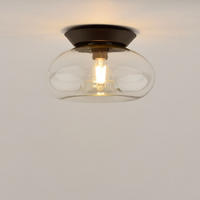 WAND-/DECKENLAMPE Cruet Klar Low (Flach) - Klar, Glas (28/28/14cm) - s.luce