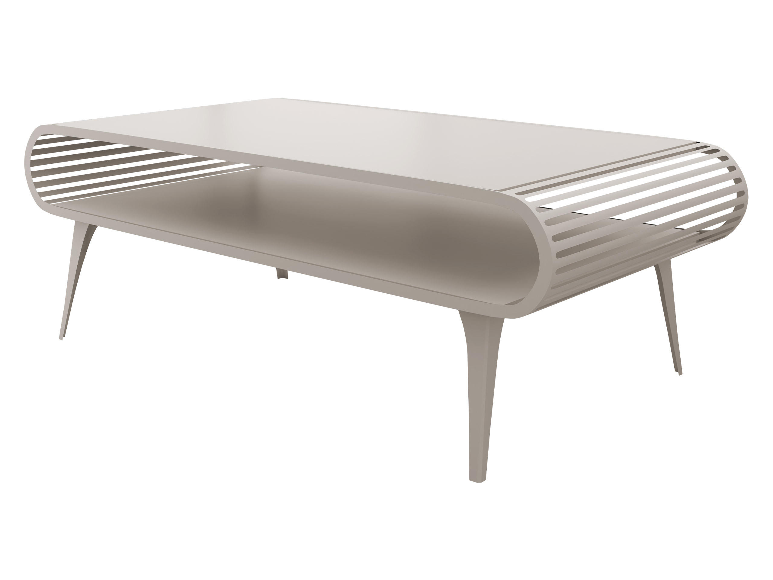 COUCHTISCH Aristo Cashmere - Kaschmir, Holzwerkstoff/Metall (60/120/44cm) - MIRJAN24