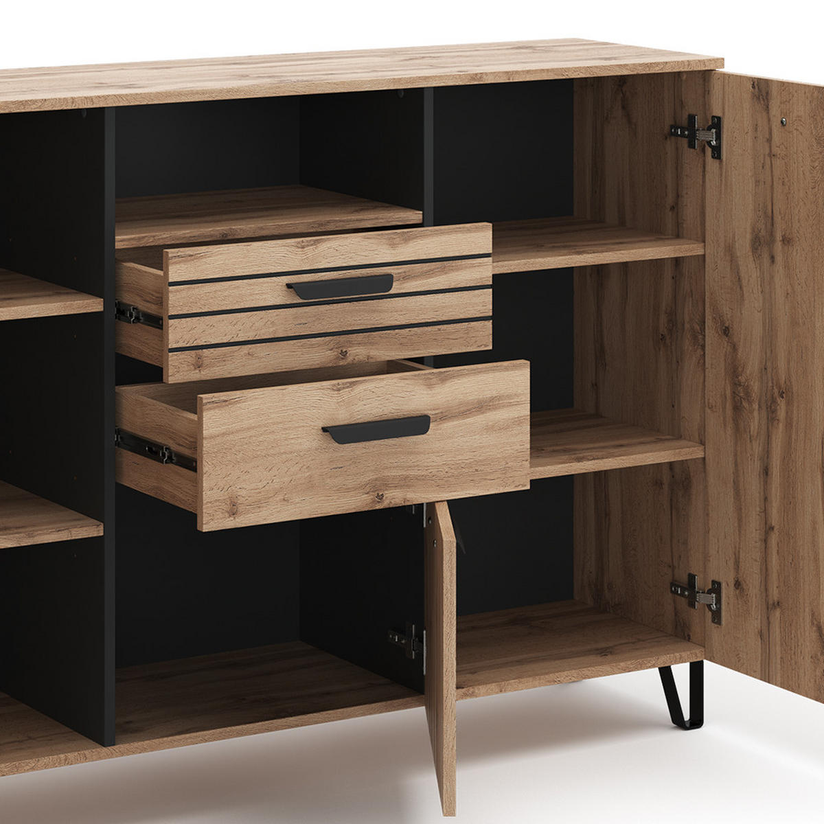 Braun, Holzwerkstoff (38/100/150cm) - Vicco