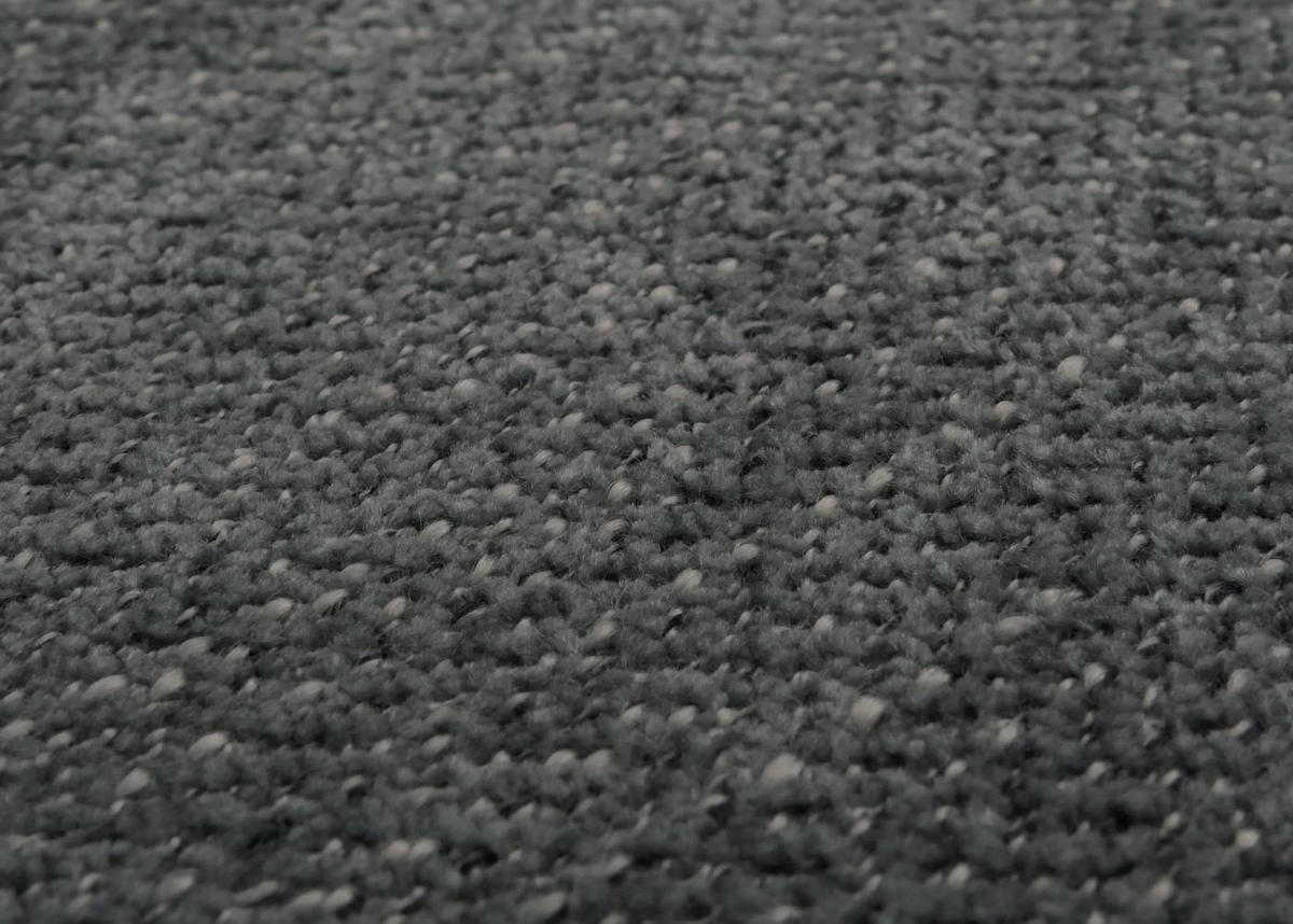 ESSZIMMERSTUHL 2er-Set klassisch und zeitlos 90x42x50cm Sitzhöhe 47cm Stoff/Textil Chenille Holz naturfarbene Beine Dunkelgrau - Dunkelgrau, Textil (42/90/50cm) - CHEFGASTRO