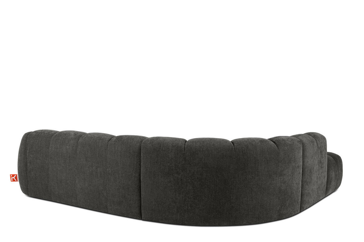 ECKSOFA LINKS FLAVA, Graphitfarben - Graphitfarben, Holz/Holzwerkstoff (310/274cm) - KONSIMO®