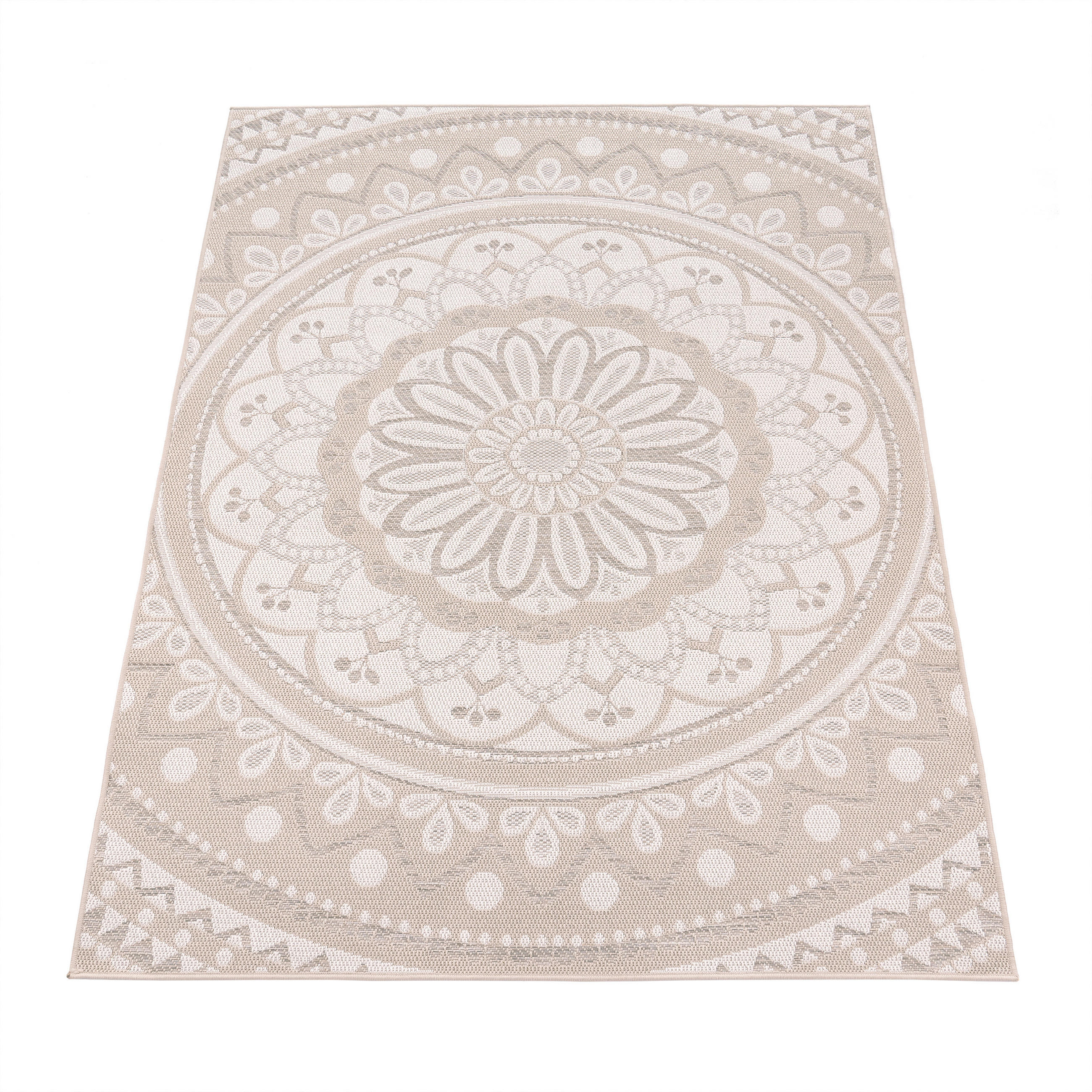 OUTDOORTEPPICH 60/100 cm Brescia 471 - Sandfarben, Textil (60/100cm) - Paco Home