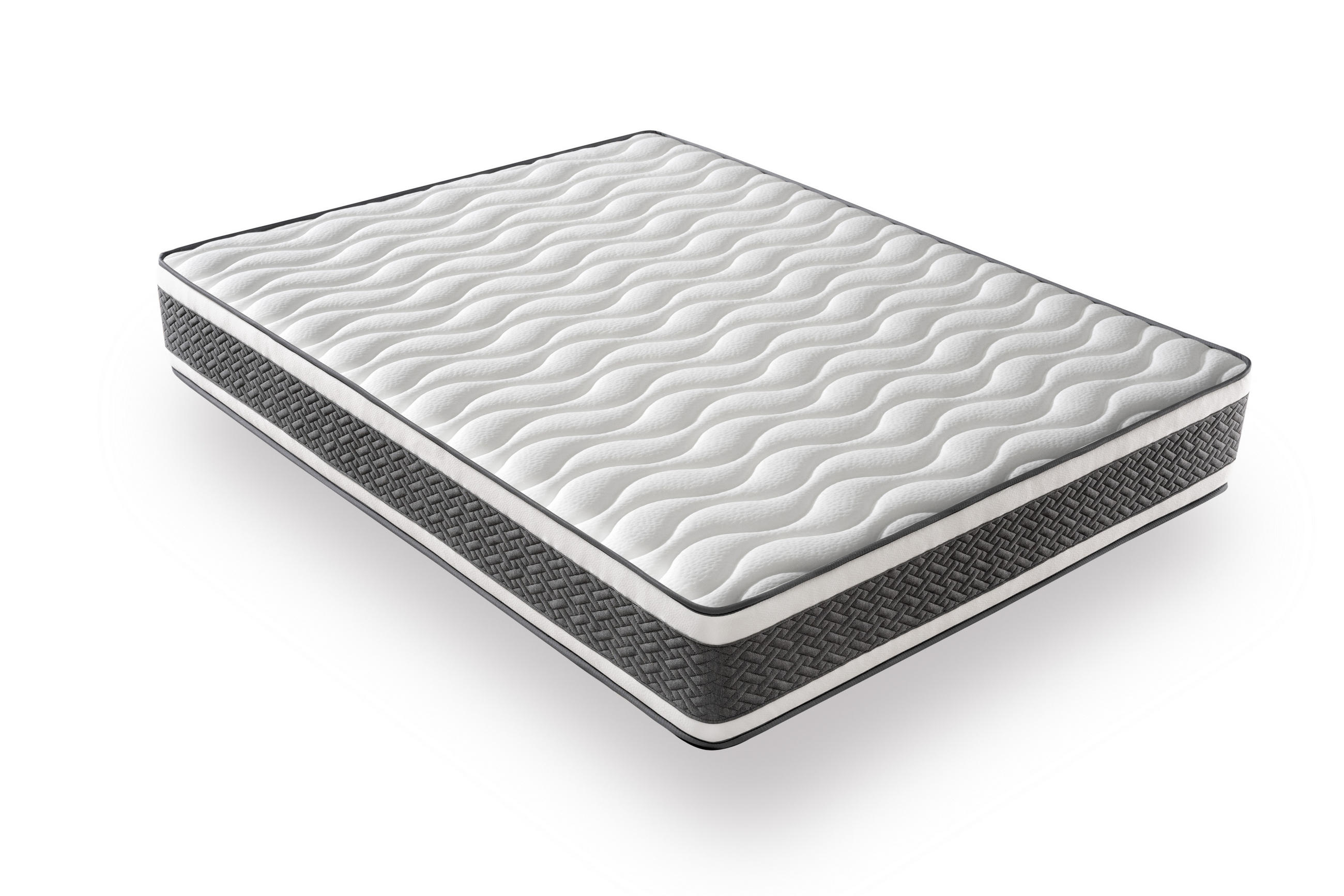 TASCHENFEDERKERNMATRATZE Montecarlo H3/H4 160x200 - Weiß, Textil (160/200cm) - Dagostino Home
