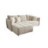 ECKSOFA Onil mit Schlaffunktion - Beige, Textil (242/190cm) - SIMKAM Furniture
