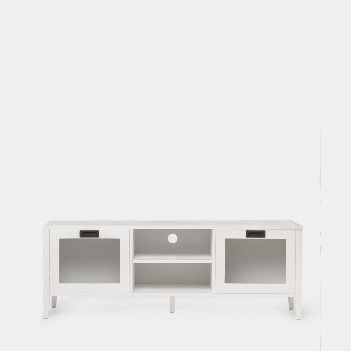 TV-ELEMENT Edan Weiß 140 cm x 50 cm - Weiß, Holzwerkstoff (140/50/40cm)