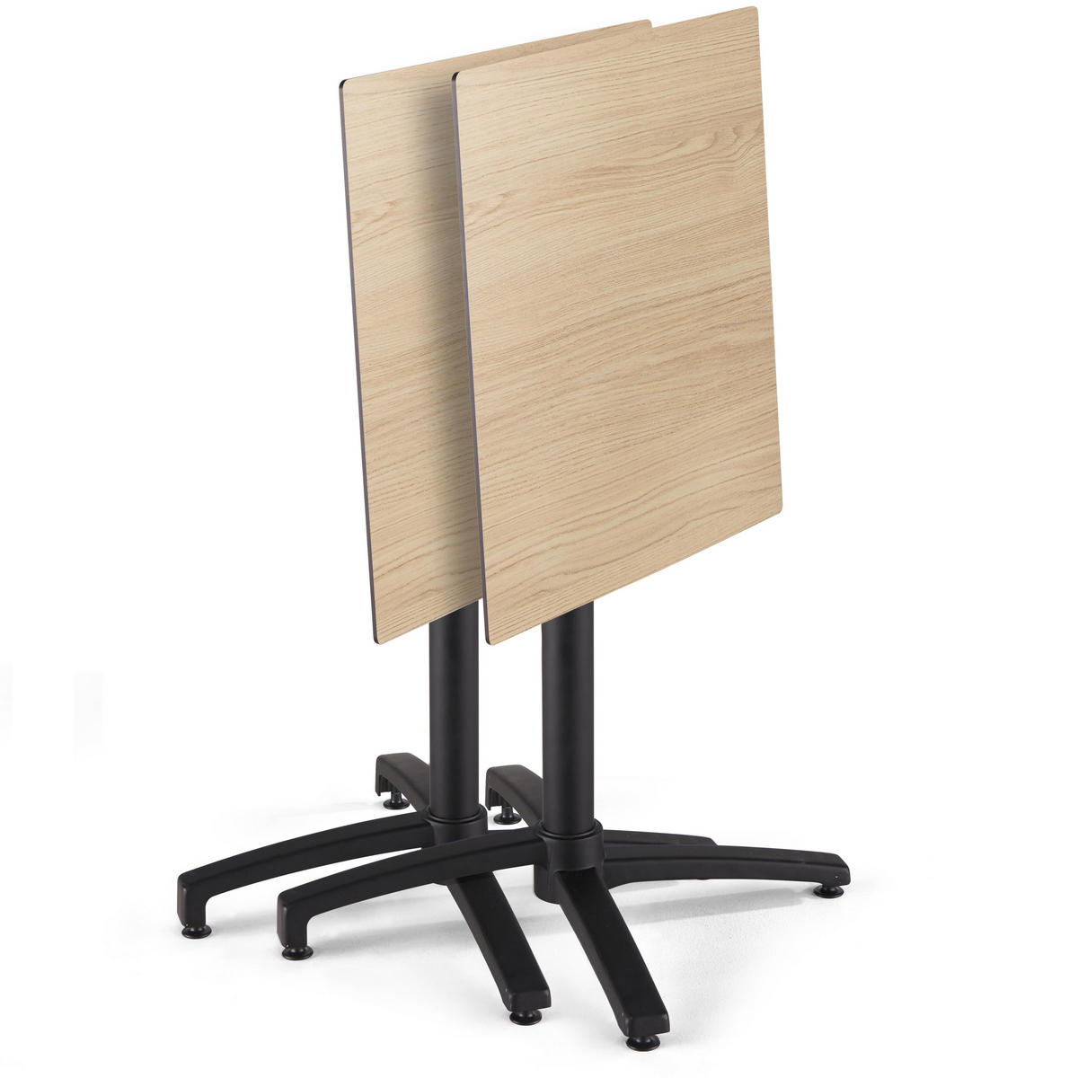 TERRASSENTISCH, Eichefarbe - Eichefarben, Holzwerkstoff (60/60/72cm) - Oviala