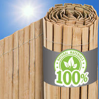 SICHTSCHUTZZAUN Balkon 100/600 cm Bambus - Braun, Holz (1/100cm) - urfence