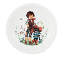 TELLER flach 20 cm Der gestiefelte Kater - Multicolor, Keramik (20/2.8/20cm) - Eschenbach