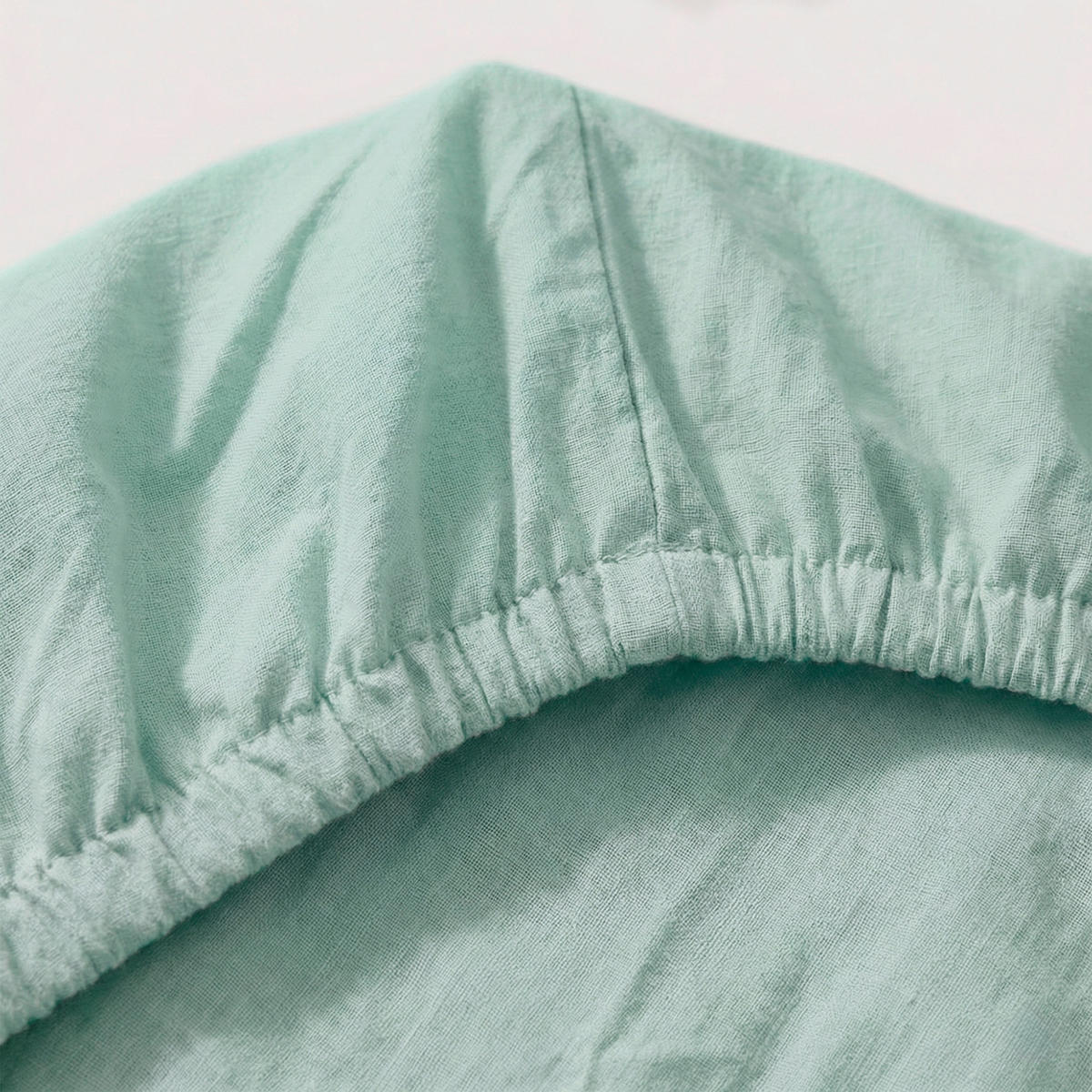 SPANNBETTTUCH basic 200x200x32 cm minze - Mintgrün, Textil (200/200cm) - Happy Friday