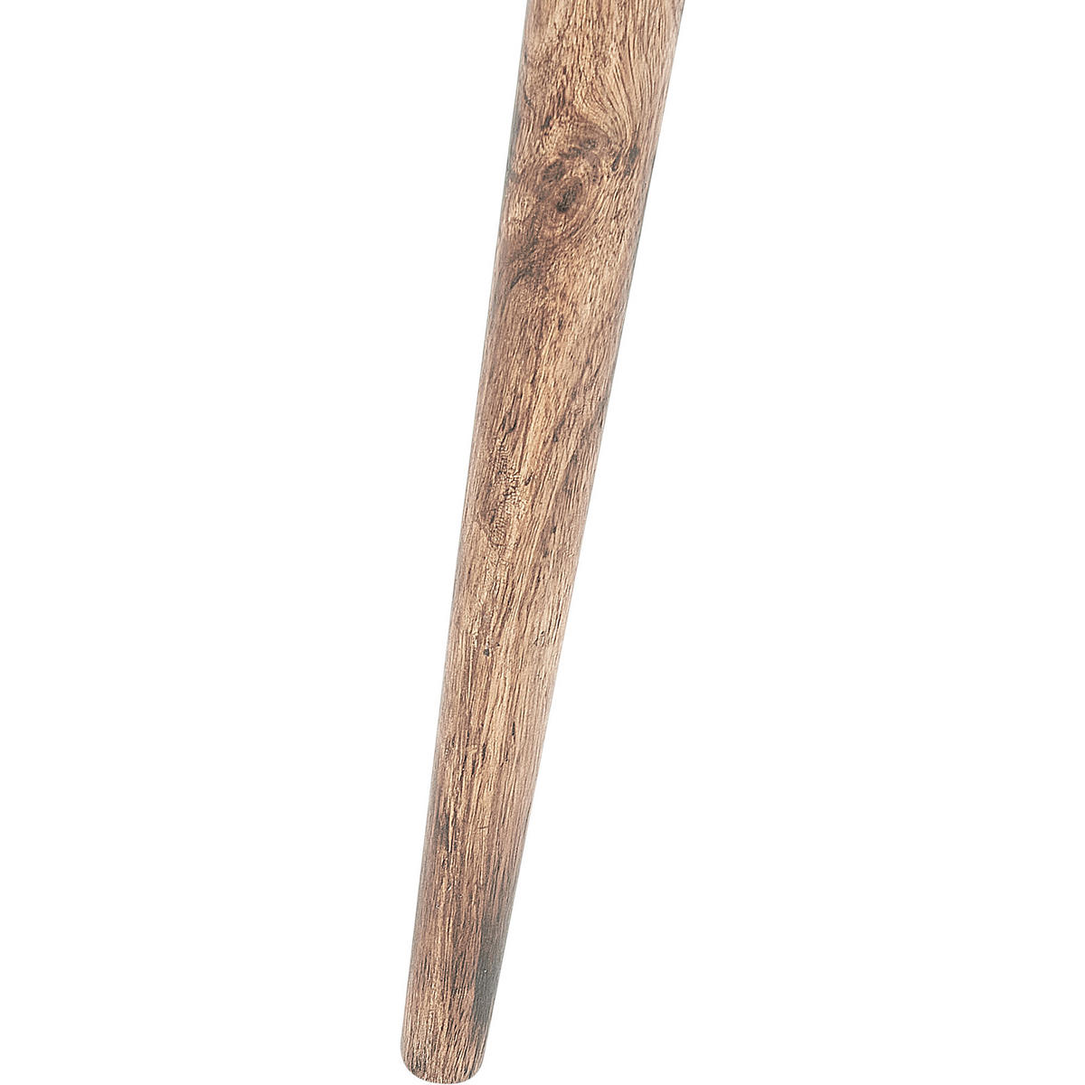 BEISTELLTISCH 2er-Set Mangoholz dunkelbraun oval Khetua - Dunkelbraun/Goldfarben, Holz (38/54/52cm) - Beliani