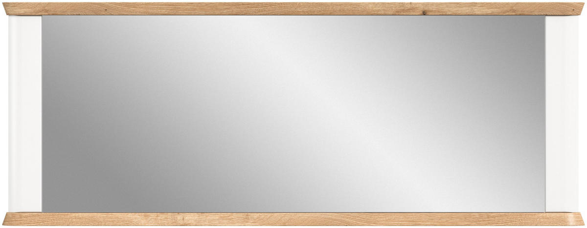 SPIEGEL Aarhus weiß Nox Oak Nachbildung - Weiß, Holzwerkstoff (165/63/4cm) - Xonox