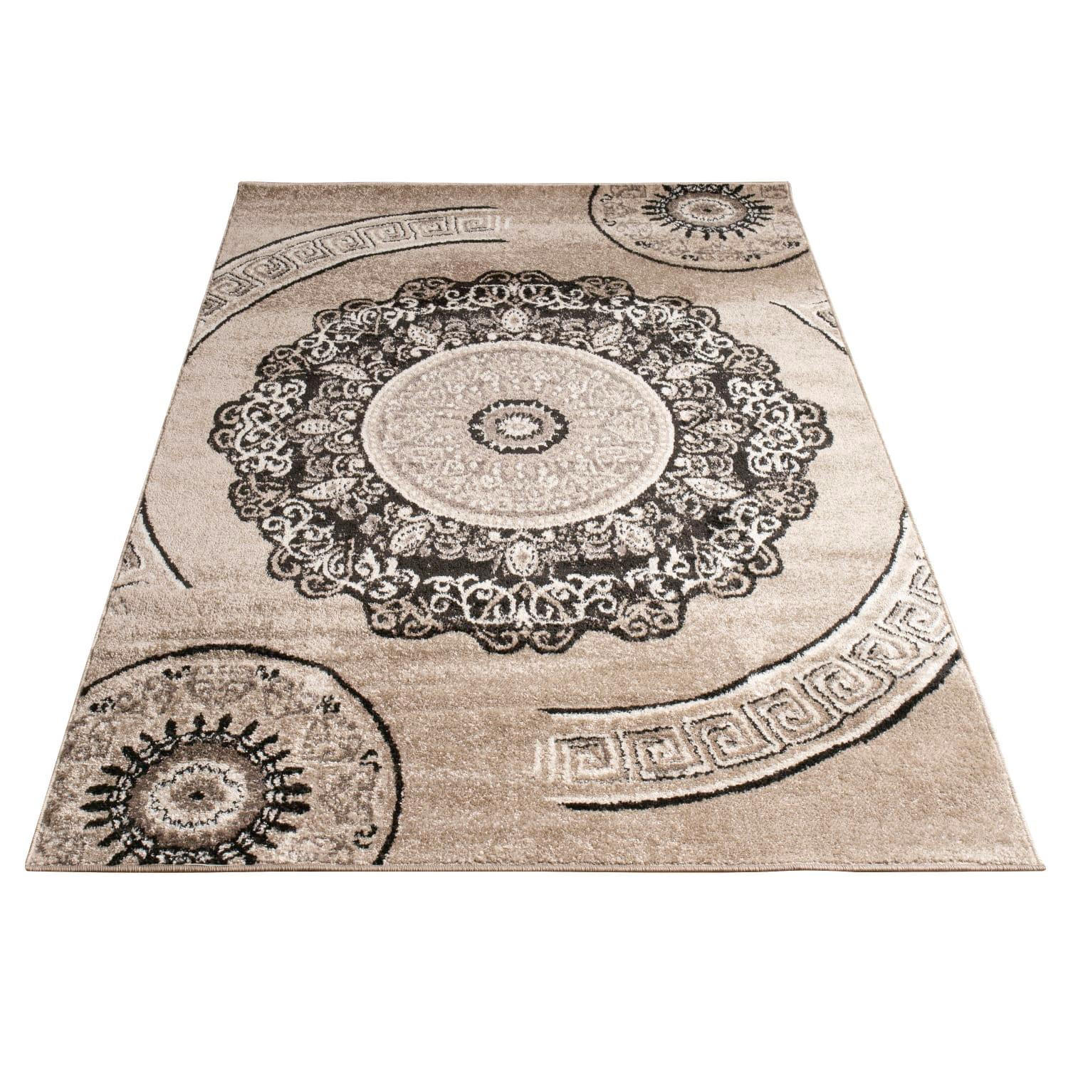 KURZFLOR-TEPPICH SINAI 077 BRAUN 80X150 - Braun, Kunststoff (80/150cm) - Paco Home