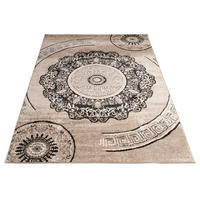 KURZFLOR-TEPPICH SINAI 077 BRAUN 80X150 - Braun, Kunststoff (80/150cm) - Paco Home