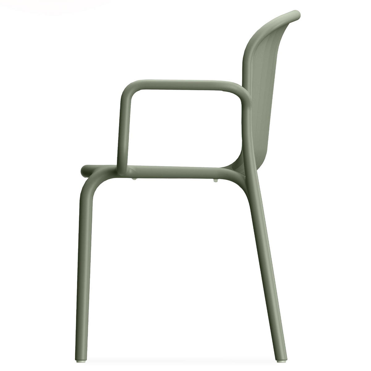 GARTEN ESSGRUPPE FICCARI, Gartenmöbel-Set 8-tlg, Olive - Olivgrün, Kunststoff - KONSIMO®