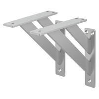 REGALHALTERUNGEN - Silberfarben, Metall (18/3/18cm) - ML-DESIGN