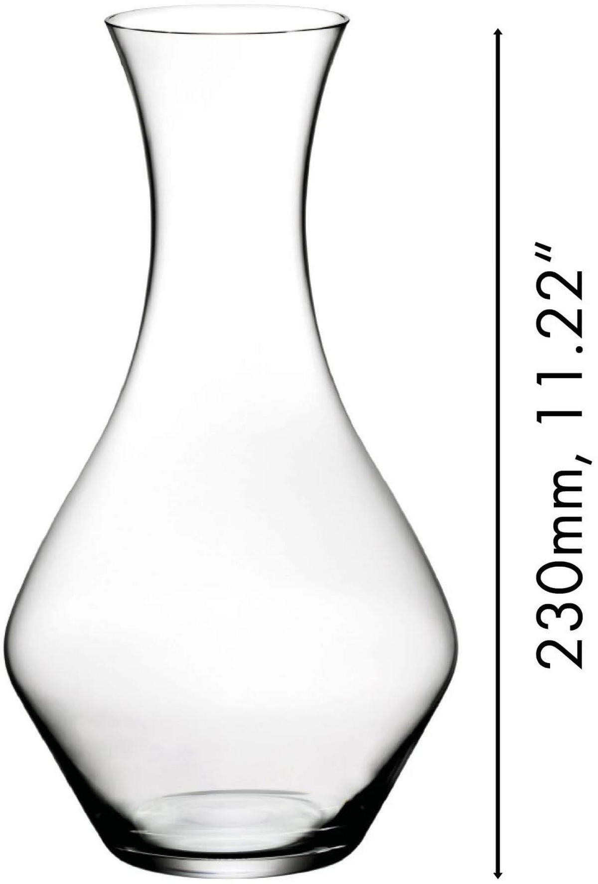 DEKANTER Cabernet, hochwertiges Glas, 1050 ml - Transparent, Glas (1.05L) - Riedel