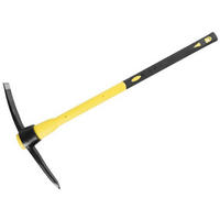 SPITZHACKE 2.25 kg, Glasfaser mit einem Griff - Schwarz, Kunststoff (3/3/53cm) - PROREGAL