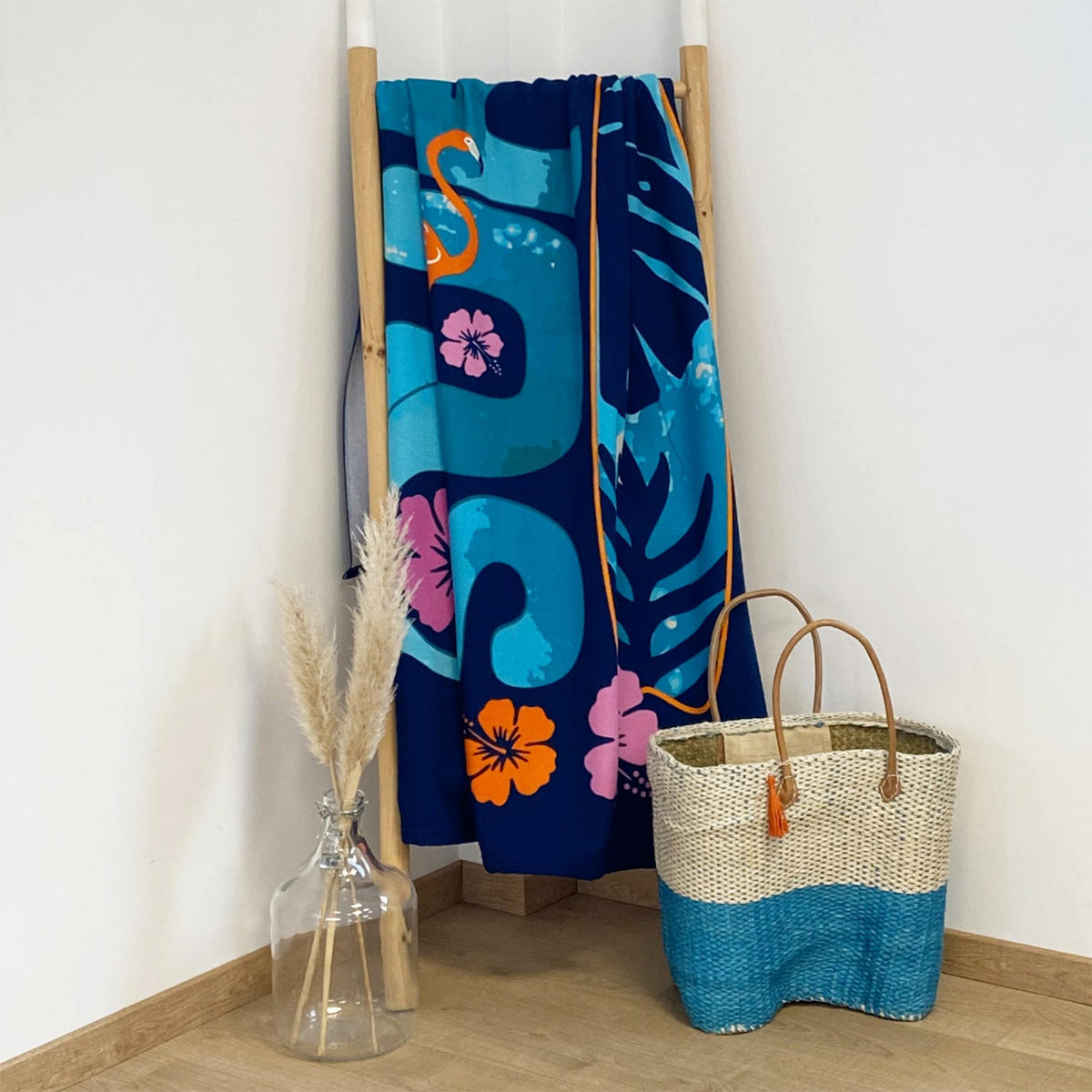 MIKROFASER STRANDTUCH Gallina 90x170 250g/m² navy blau - Blau, Textil (90/170cm) - LE COMPTOIR DE LA PLAGE