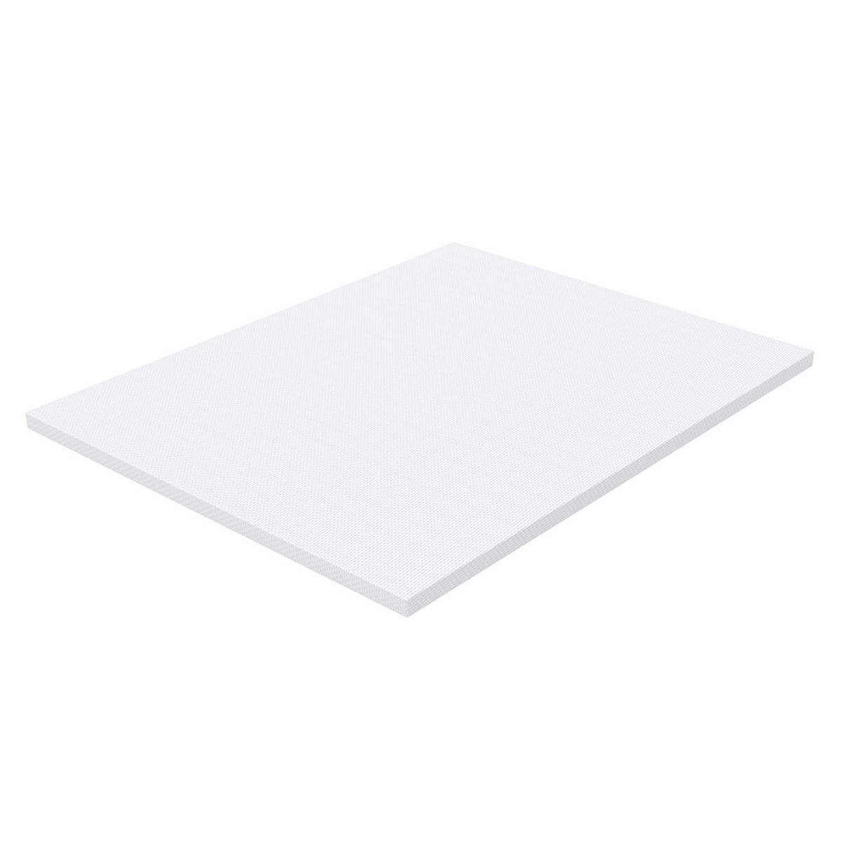 MATRATZE Mittlere Festigkeit H3,Maschinenwaschbar, 5 cm dick –180x200cm - Weiß, Textil (180/200cm) - KOMHTOM