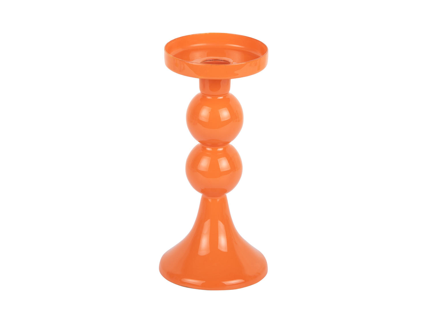 KERZENSTANDER Funky 8.5/8/19 cm - Orange, Metall (8/19/8.5cm) - Present Time
