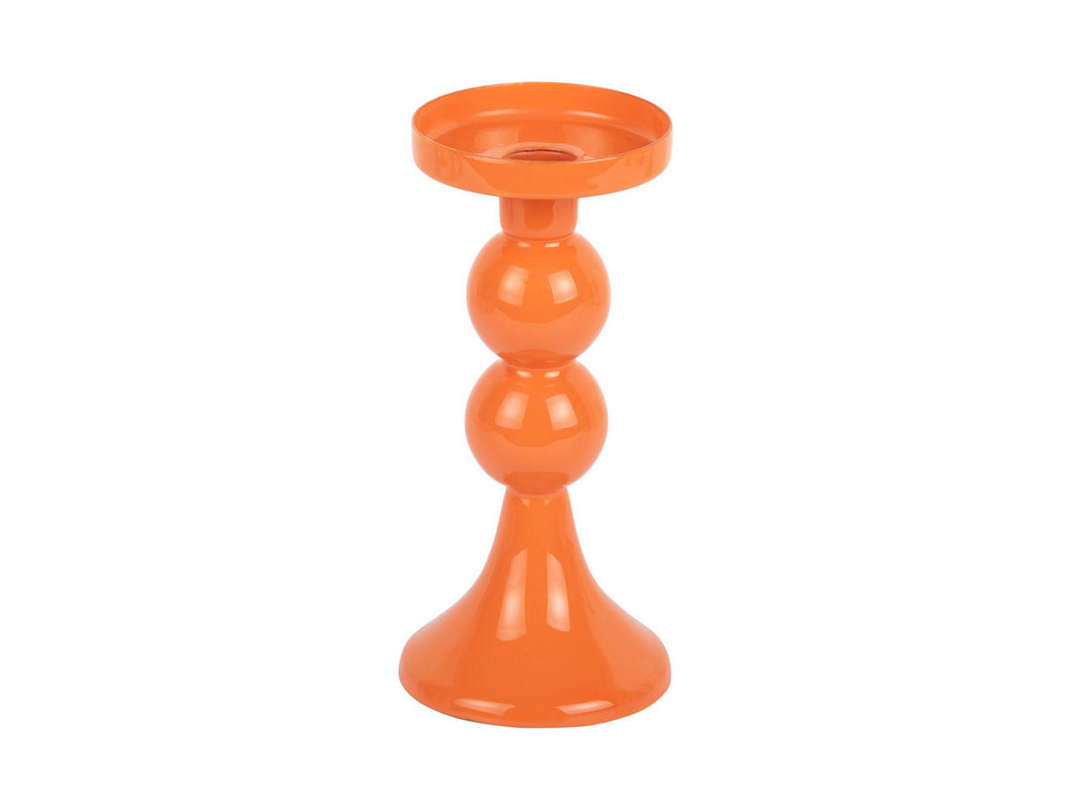 KERZENSTANDER Funky 8.5/8/19 cm - Orange, Metall (8/19/8.5cm) - Present Time