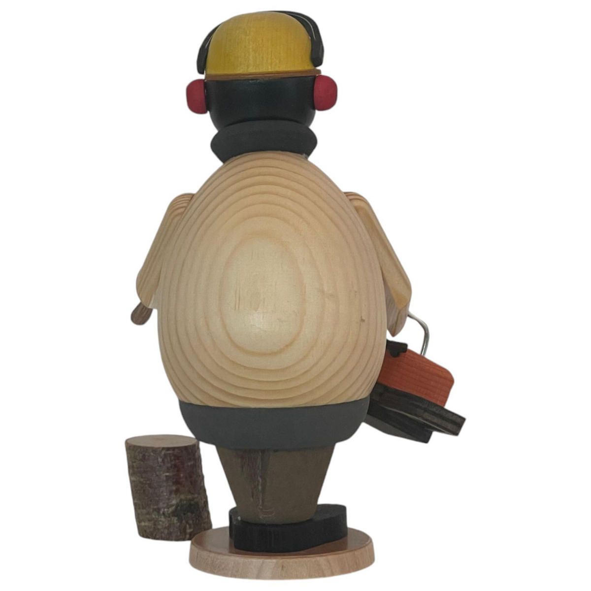 RÄUCHERFIGUR Rauchmann Max mit Kettensäge 16 cm - Multicolor, Holz (10/16/10cm)