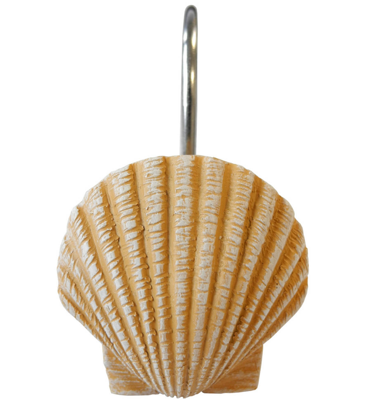 DUSCHVORHANGRINGE Sanibel - Beige, Kunststoff/Metall (4/4/3cm) - Sanilo