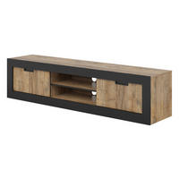 LOWBOARD DAVOR 180/42/40 cm, Eichefarben - Eichefarben, Holzwerkstoff (180/42/40cm) - MASSENO