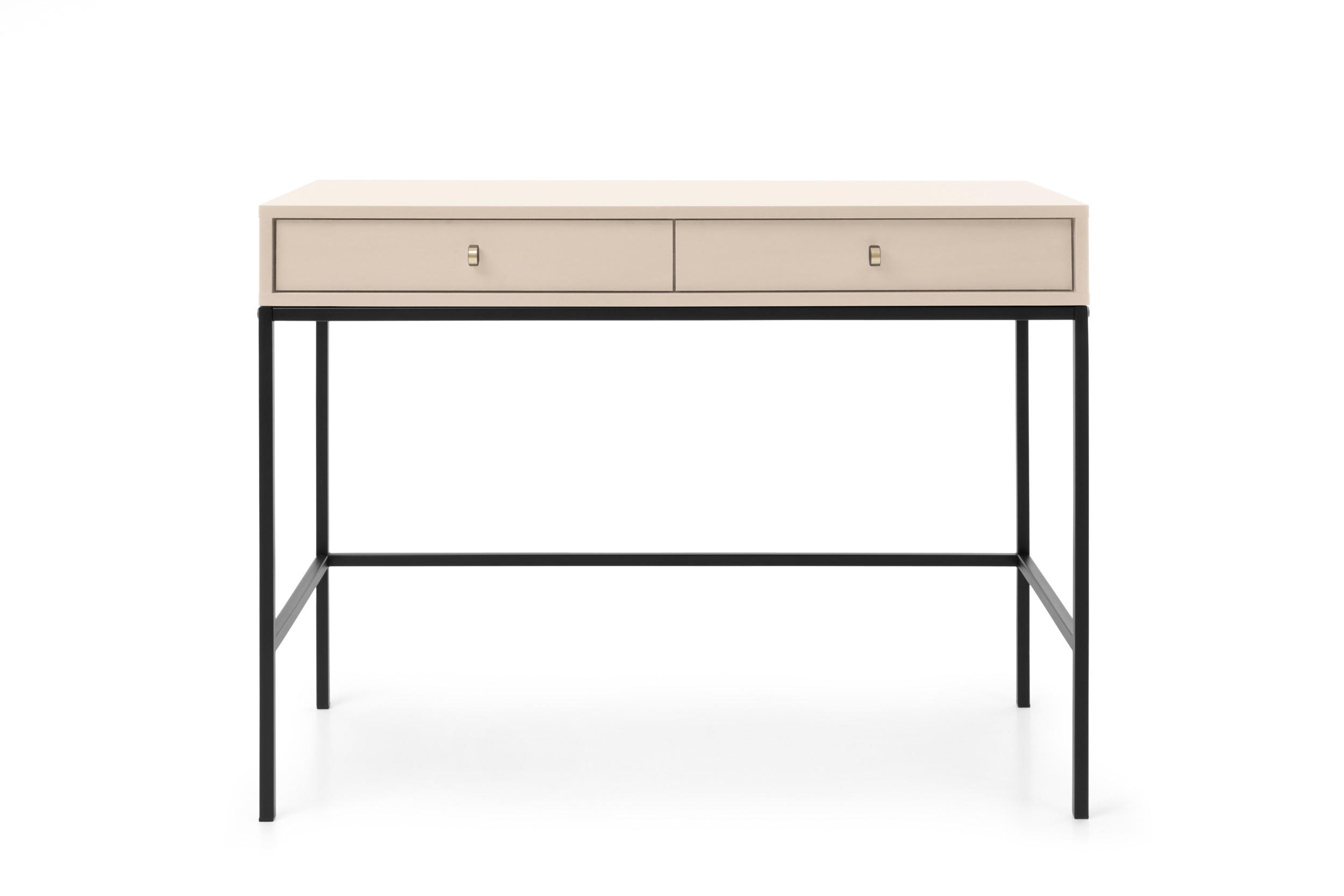 KONSOLENTISCH MONDO 104/78/50 cm mit Schubladen, Beige - Beige, Holzwerkstoff (50/104/78cm) - MASSENO