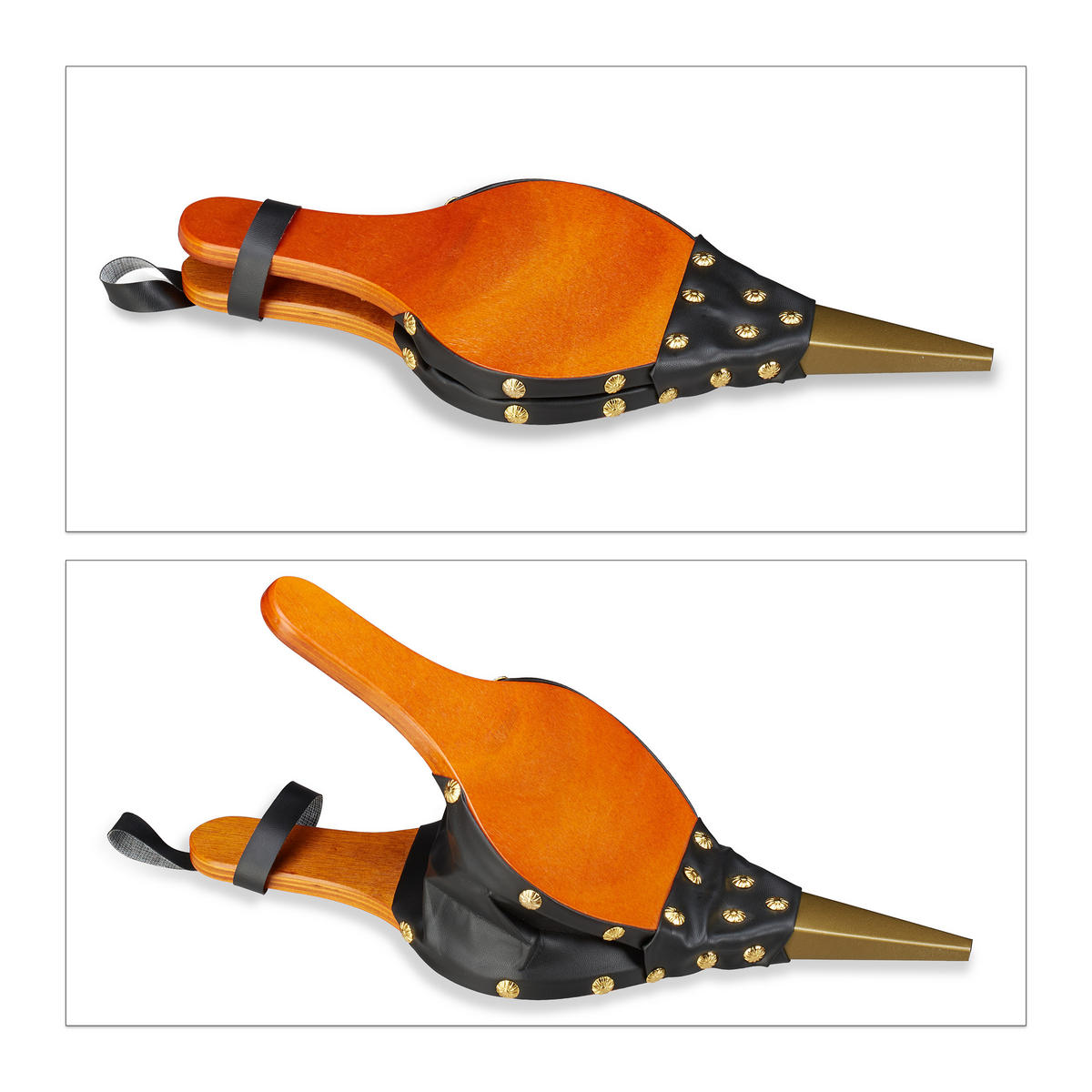 BLASEBALG - Multicolor, Holzwerkstoff/Kunststoff (16/4/39cm) - Relaxdays