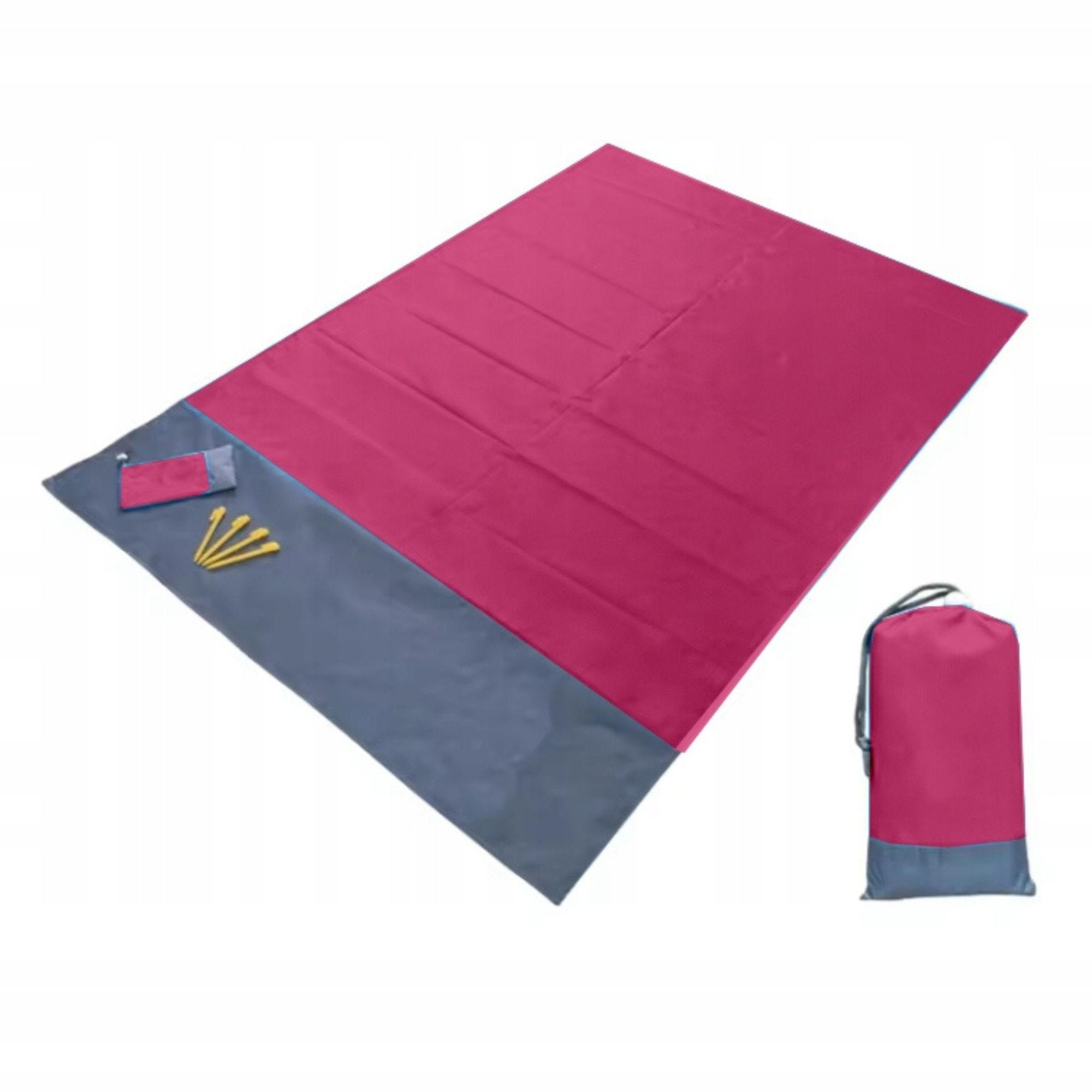 PICKNICKDECKE Wasserdicht 210x200cm - Pink, Textil (200/210cm) - KRUMAD