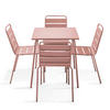 GARTENSET 5-tlg., Rosa - Pink, Metall - Oviala