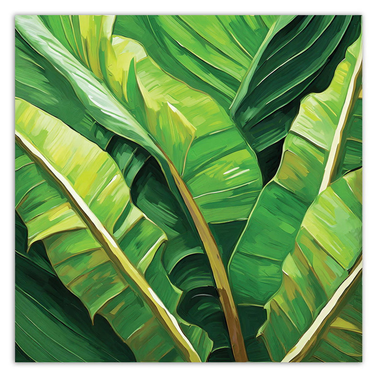 KUNSTDRUCK Grün 60/60 cm - Grün, Textil (60/60cm) - KUNSTLOFT