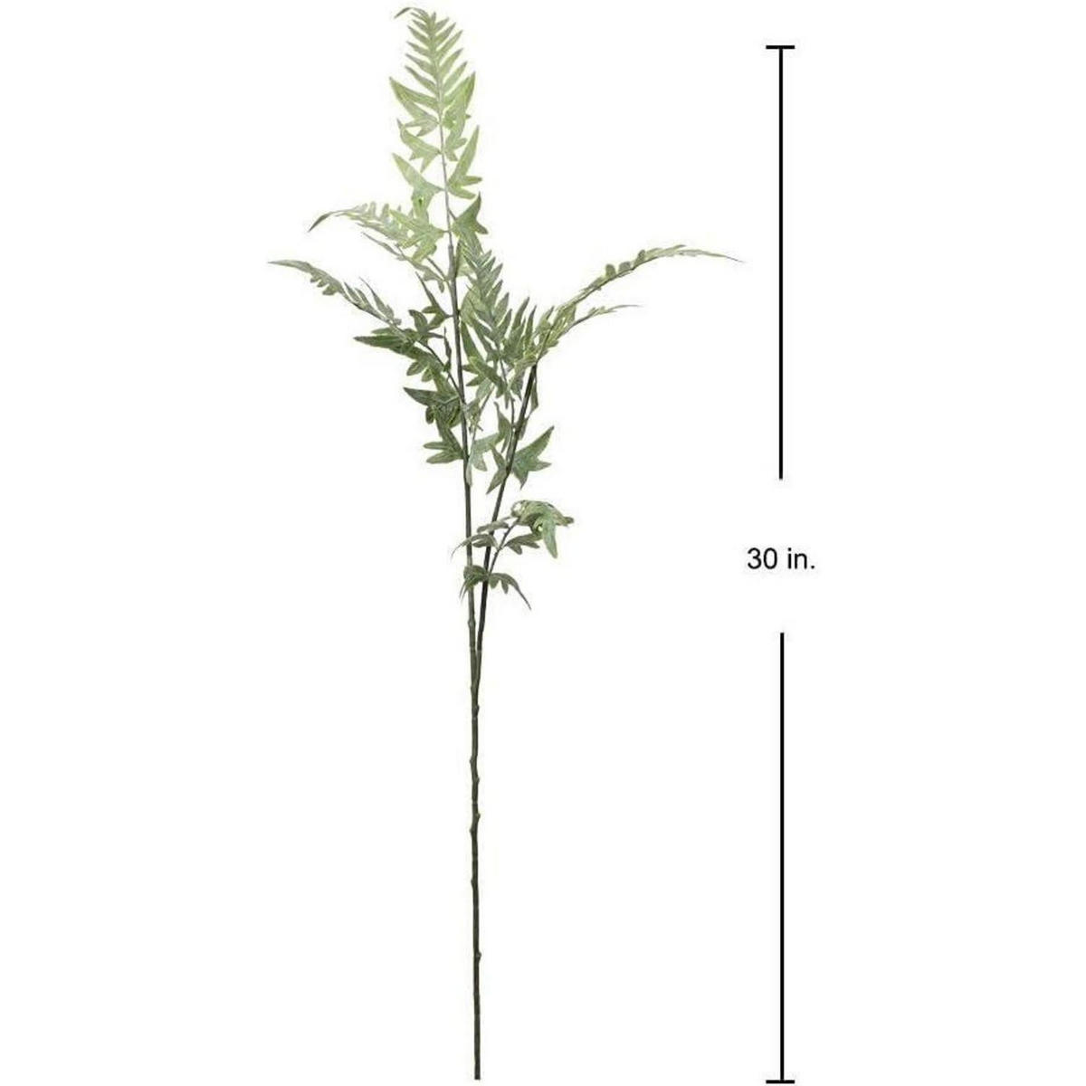 KÜNSTLICHER Farnzweig Boston Farn 76 cm - Grün, Kunststoff (1cm)