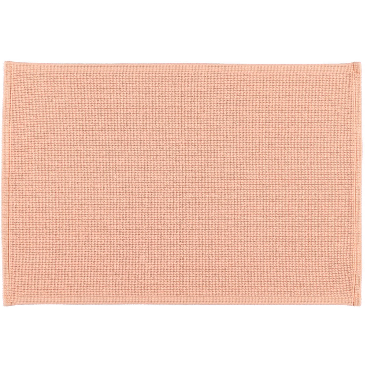 BADEMATTEN PLAIN PEACH - 405 - Orange, Textil (60/90cm) - Rhomtuft