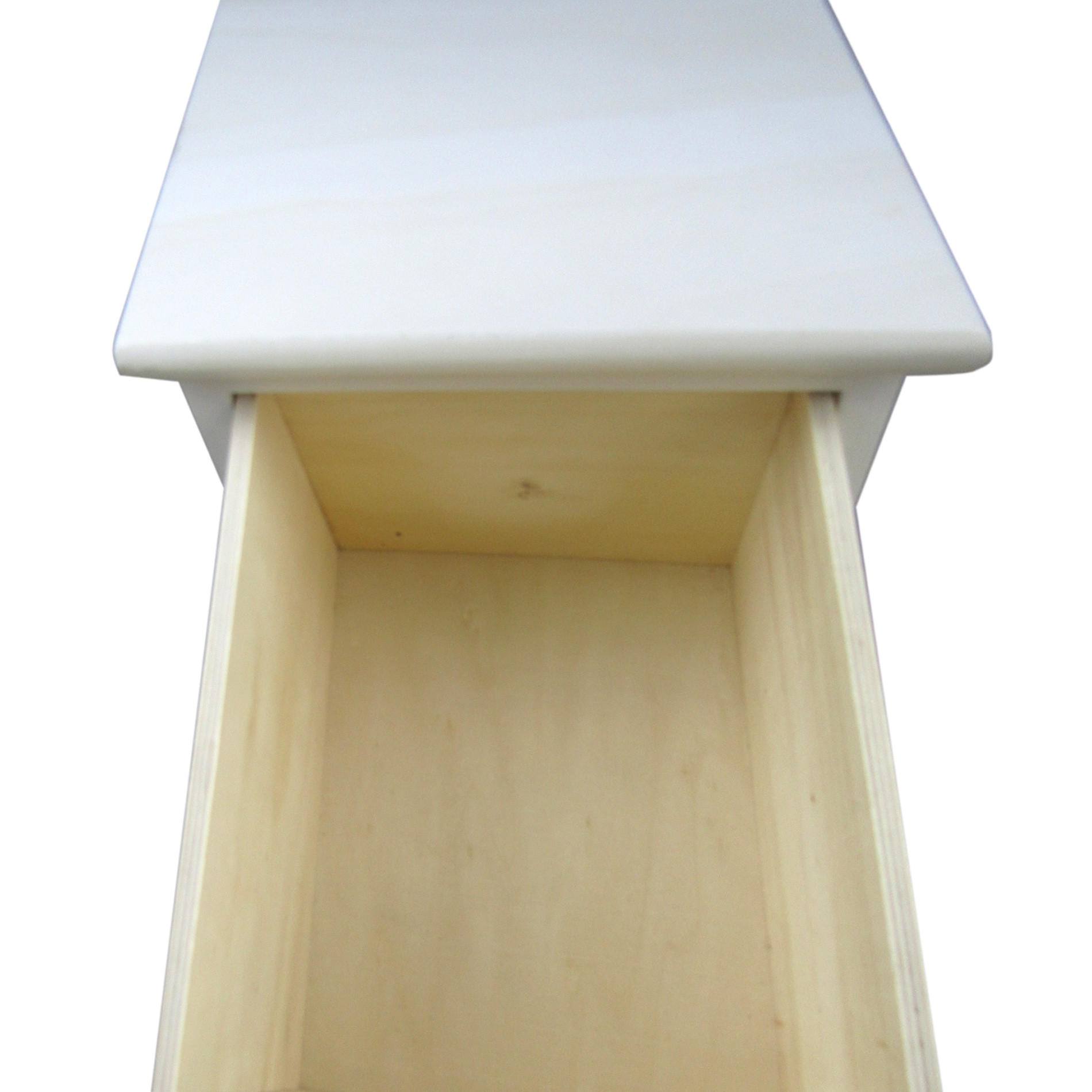 KOMMODE Weiß 30/26/91 cm - Weiß, Holz (30/91/26cm) - Mobili Rebecca