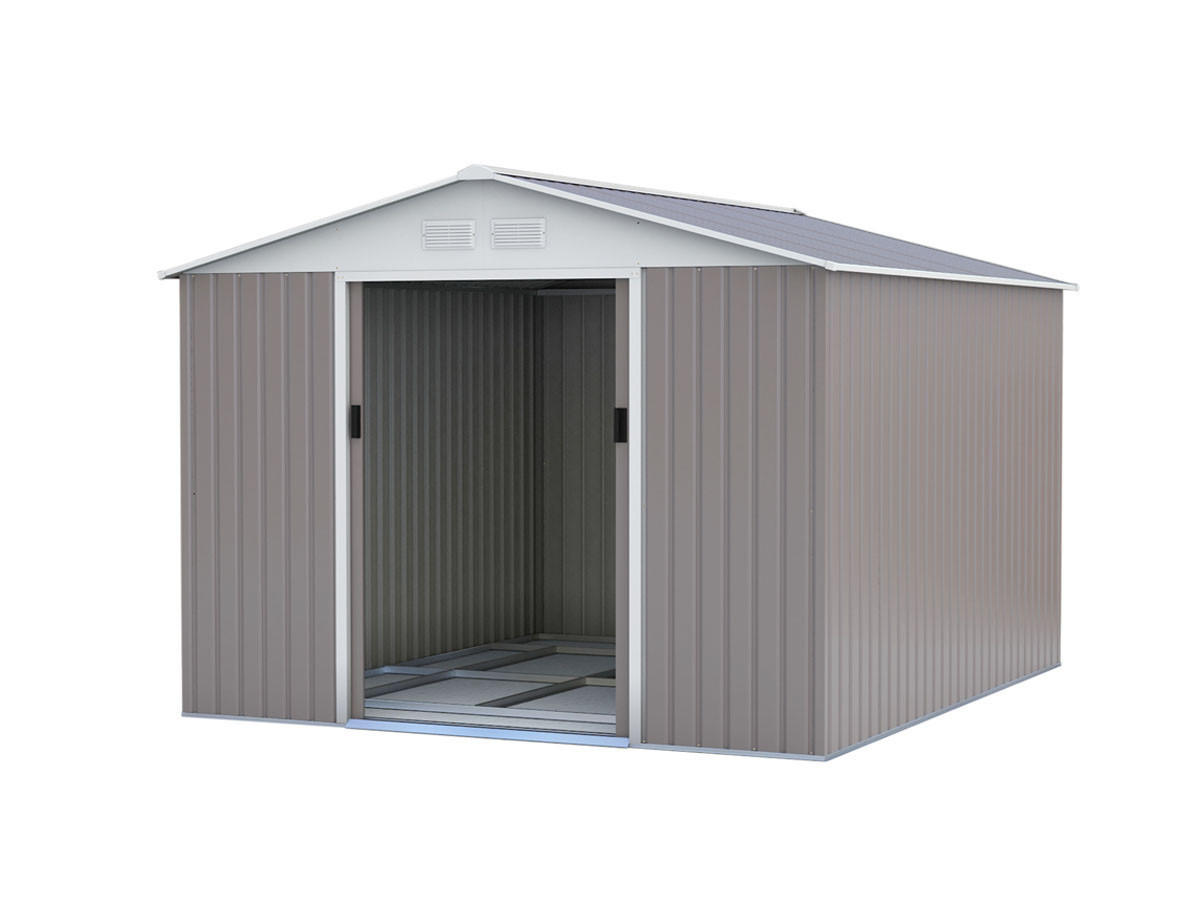 ZUBEHÖR FÜR GARTENHÄUSER dallas - Grau, Metall (63/206/263cm) - Habitat Garten