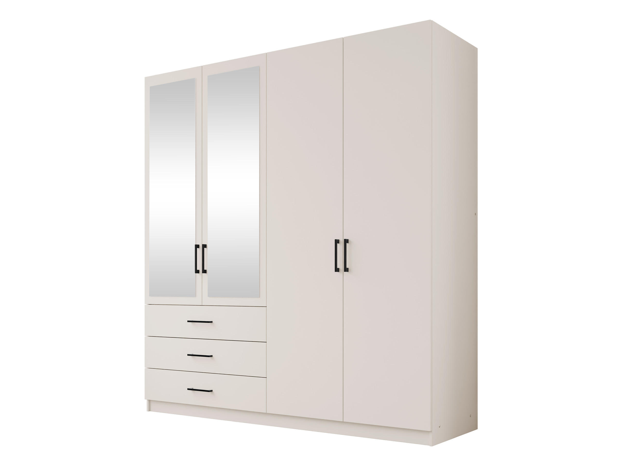 Mirjan24 Drehtürenschrank Kaschmir 196x215x60 cm