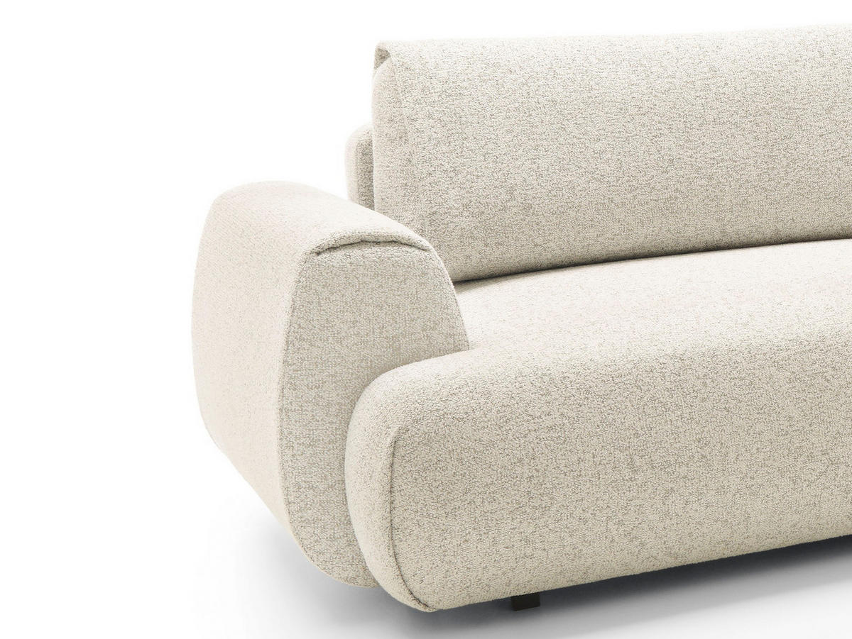 ECKSOFA mit Schlaffunktion 270 cm Ralto, Rechts, Creme - Creme, Holz (167/270cm) - Emporius