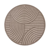 OUTDOORTEPPICH 120/120 cm Livorno 674 - Beige, Kunststoff (120/120cm) - Paco Home