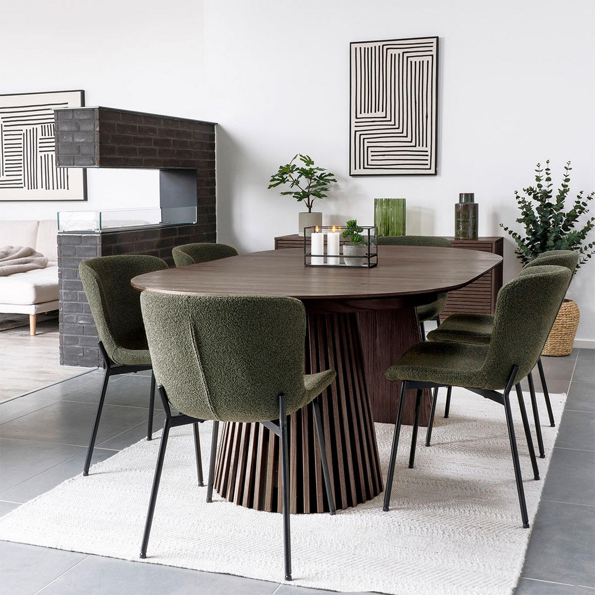 ESSTISCH Osaka Braun 120/120/75 cm - Braun, Holz (120/120/75cm) - ebuy24