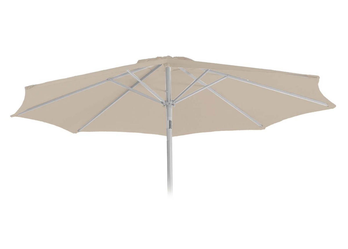 ERSATZ-BEZUG FÜR SONNENSCHIRM Cremeweiß - Weiß, Textil (300/300cm) - MCW