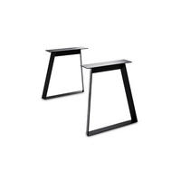 TISCHGESTELL Dannye 68x72x Esstischgestell Metall Schwarz - Schwarz, Metall (68/1/72cm) - 58aufmkessel