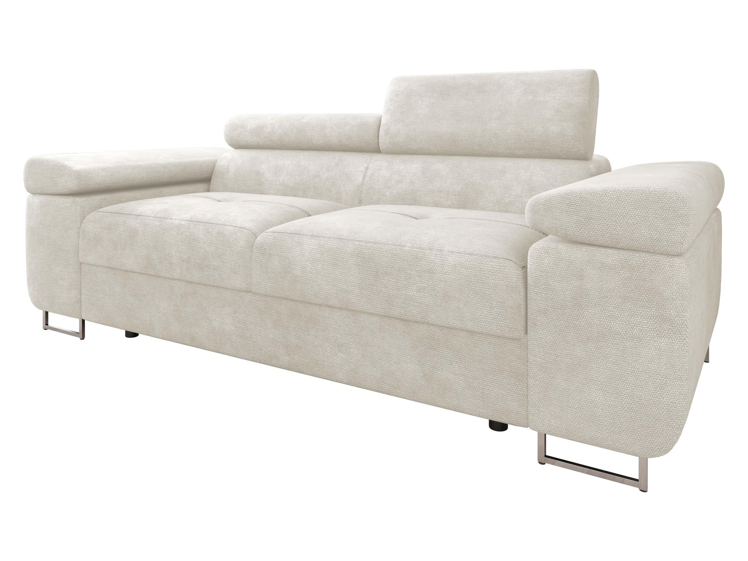 SOFA Torezio 2 - Creme, Holz/Textil (198/90/102cm) - MIRJAN24