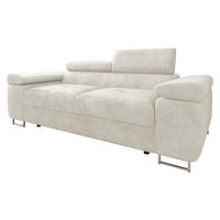 SOFA Torezio 2 - Creme, Holz/Textil (198/90/102cm) - MIRJAN24
