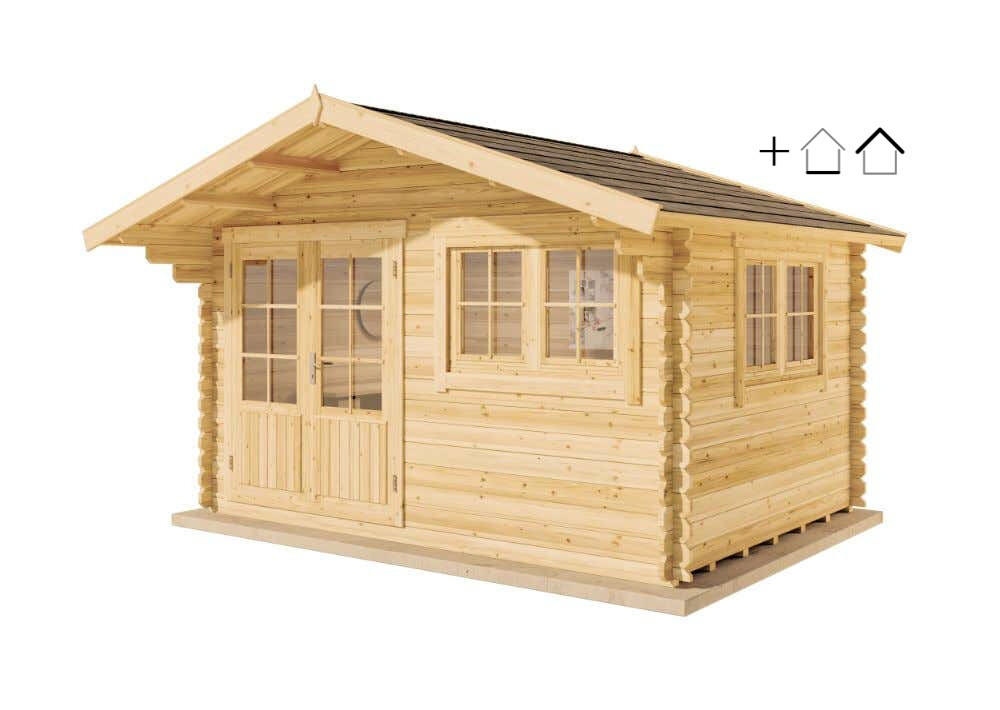 Alpholz Gartenhaus Pinien 438x268x367 cm