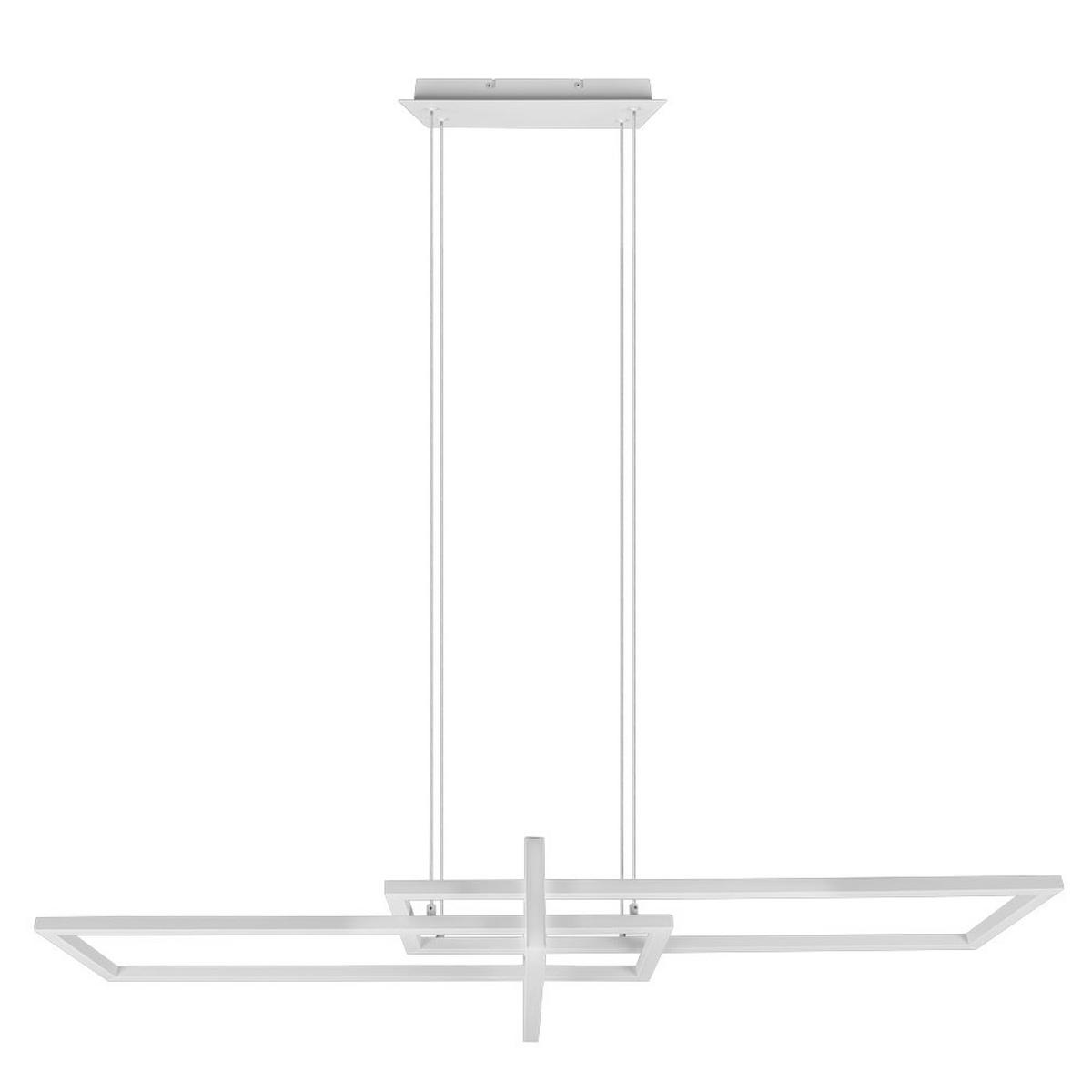 LED HÄNGELEUCHTE Salinas Weiß Metall - Weiß, Metall (40/110/150cm)