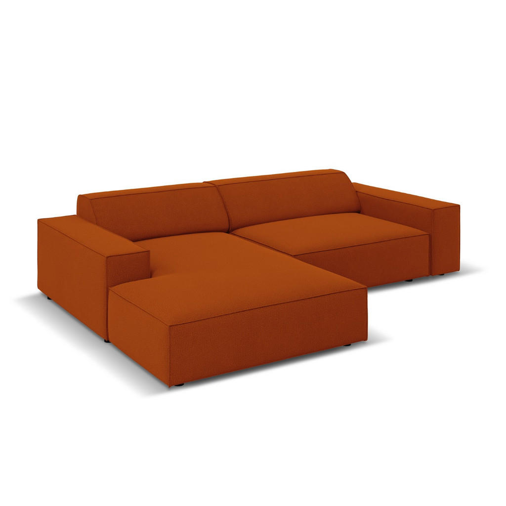 Thumbnail - Micadoni Modulares-Ecksofa, Terra cotta, Textil, 3-Sitzer, L-Form, 224x166 cm, Hergestellt in Europa, Wohnzimmer, Sofas ...